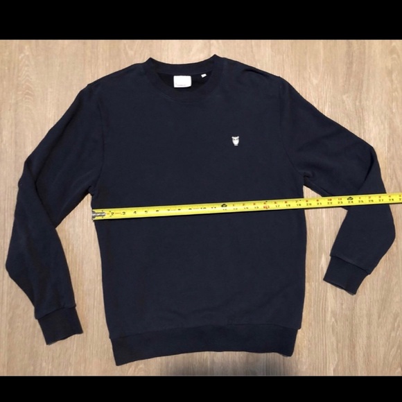 Vintage Knowledge 100% Organic Cotton Apparel Crewneck Owl Rare Men size MEDIUM - Picture 4 of 5